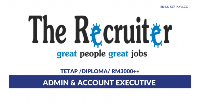 The Recruiter The Recruiter ~ Admin & Accounts Executive