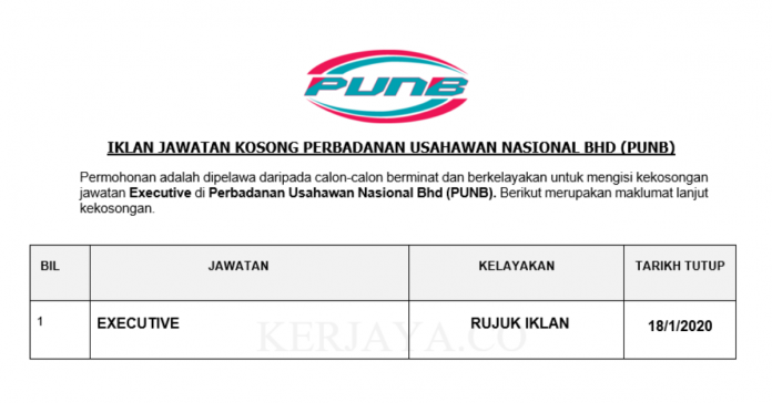 Perbadanan Usahawan Nasional Bhd (PUNB)