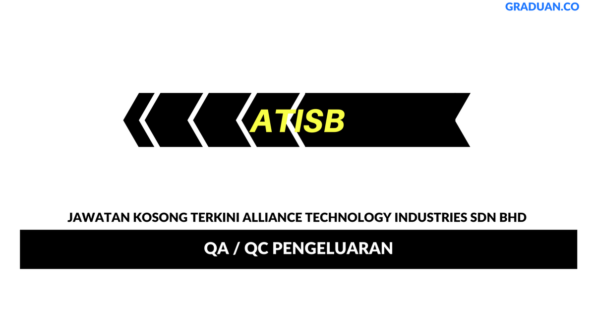Permohonan Jawatan Kosong Terkini Alliance Technology Industries Sdn Bhd