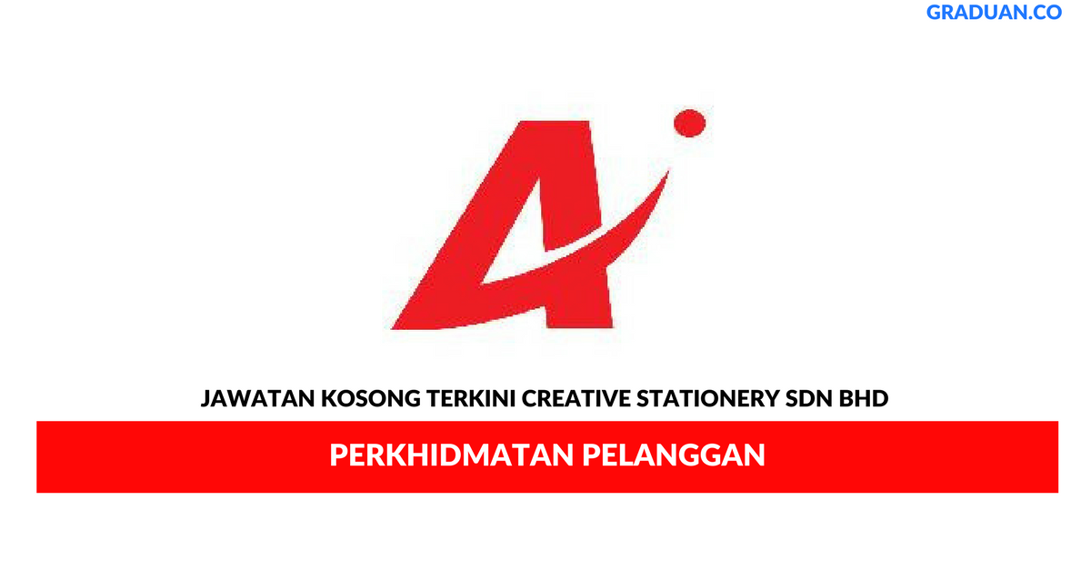 Permohonan Jawatan Kosong Terkini Creative Stationery Sdn Bhd