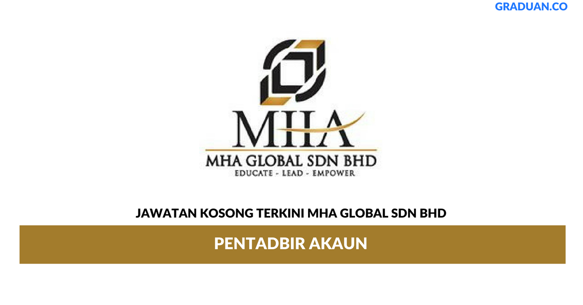Permohonan Jawatan Kosong Terkini MHA Global Sdn Bhd