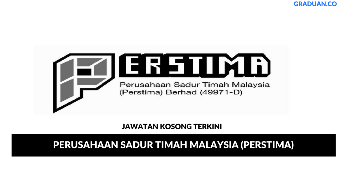 Permohonan Jawatan Kosong Terkini Perusahaan Sadur Timah Malaysia (PERSTIMA)