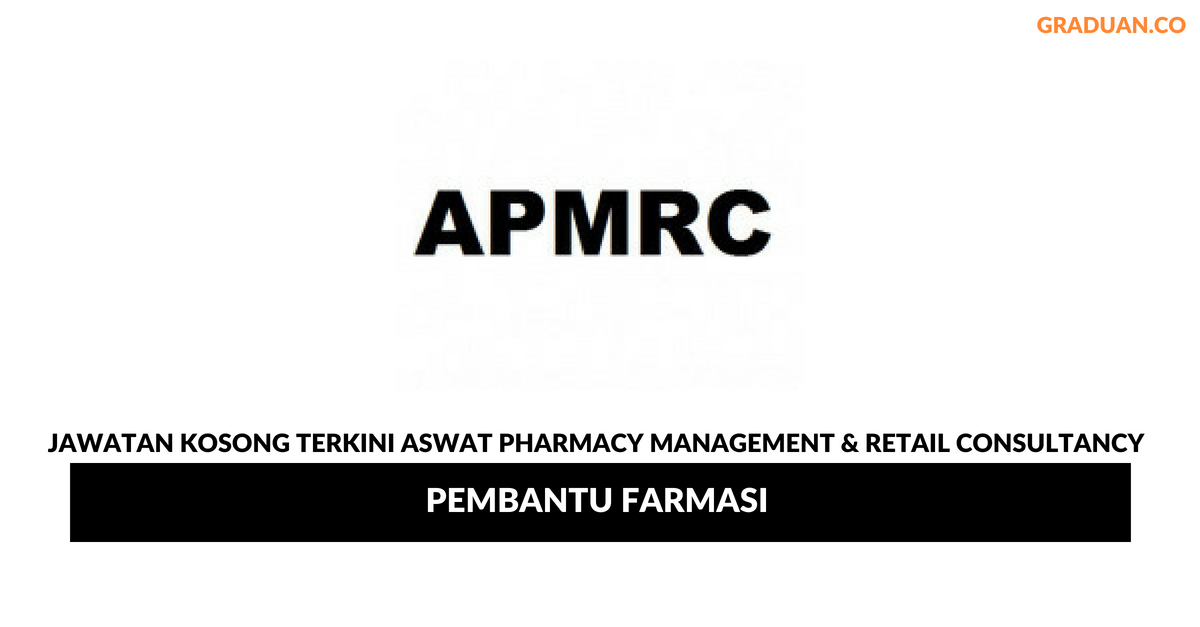 Permohonan Jawatan Kosong Terkini Aswat Pharmacy Management & Retail Consultancy Sdn Bhd