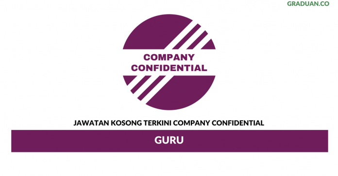 Permohonan Jawatan Kosong Terkini Company Confidential (1) Permohonan Jawatan Kosong Terkini Company Confidential