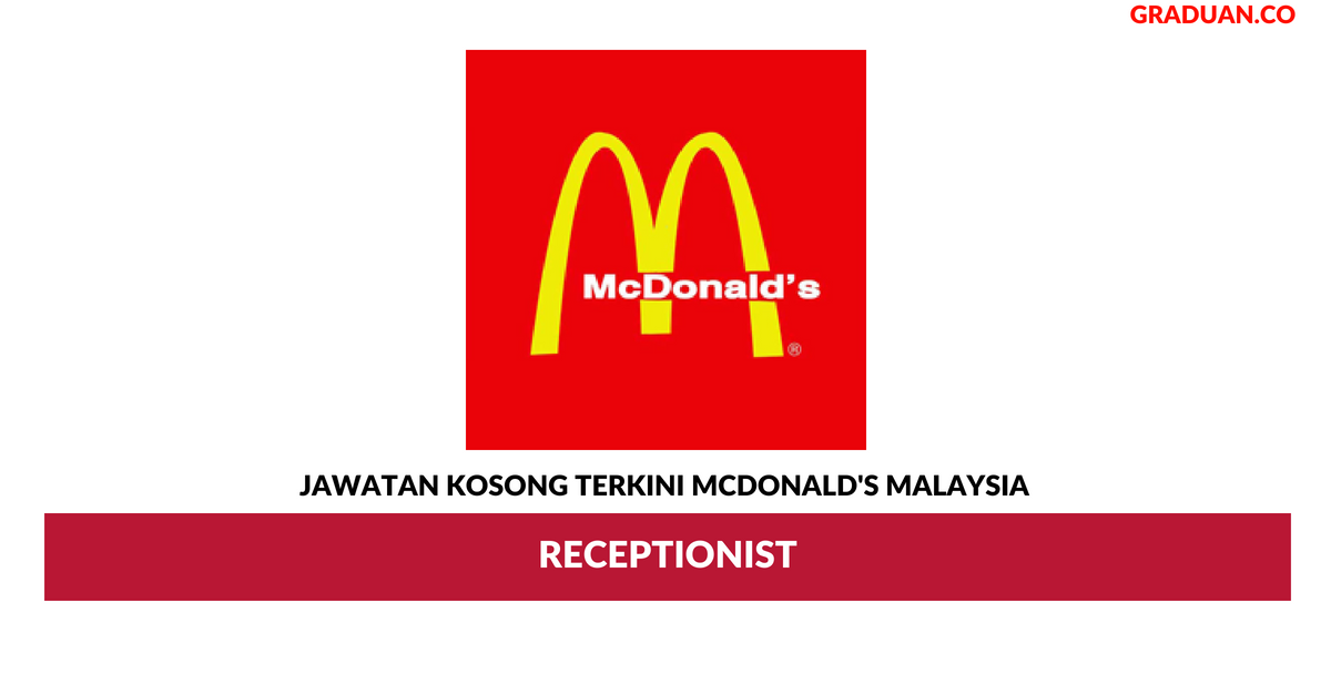 Permohonan Jawatan Kosong Terkini McDonald's Malaysia