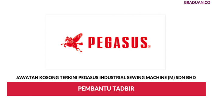 Permohonan Jawatan Kosong Terkini Pegasus Industrial Sewing Machine (M) Sdn Bhd Permohonan Jawatan Kosong Terkini Pegasus Industrial Sewing Machine (M) Sdn Bhd