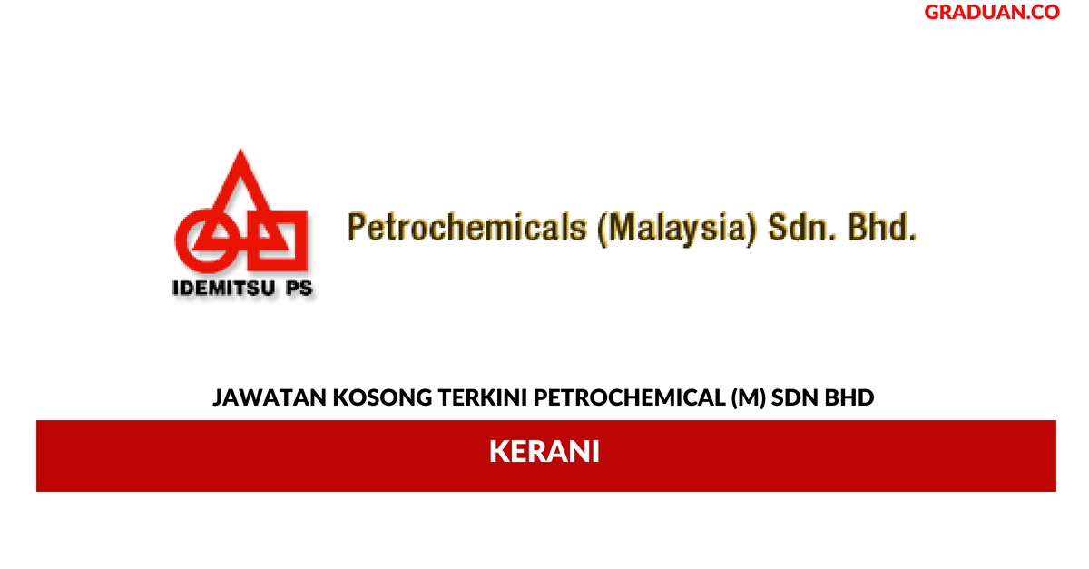 Permohonan Jawatan Kosong Terkini Petrochemical (M) Sdn Bhd