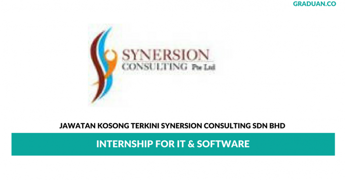 Permohonan Jawatan Kosong Terkini Synersion Consulting Sdn Bhd Permohonan Jawatan Kosong Terkini Synersion Consulting Sdn Bhd