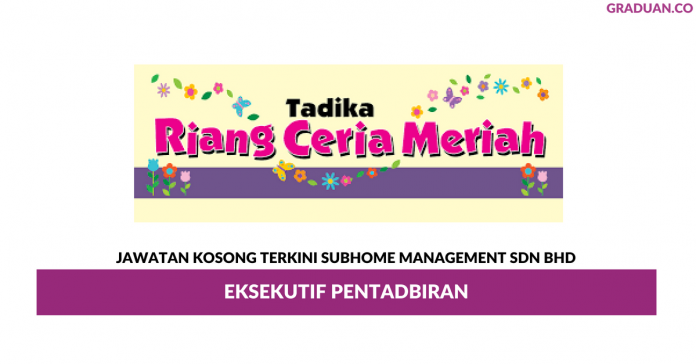 Permohonan Jawatan Kosong Terkini Tadika Riang Ceria Meriah Permohonan Jawatan Kosong Terkini Tadika Riang Ceria Meriah