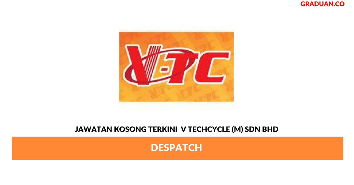 Permohonan Jawatan Kosong Terkini V Techcycle (M) Sdn Bhd