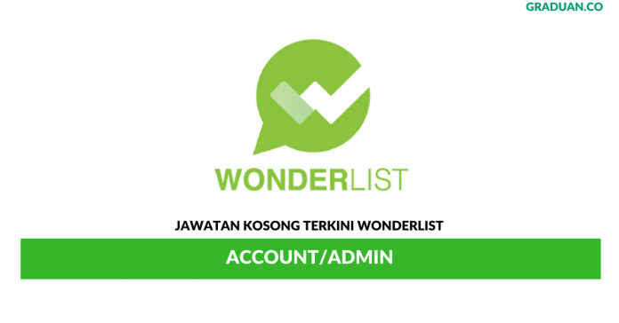 Permohonan Jawatan Kosong Terkini Wonderlist Permohonan Jawatan Kosong Terkini Wonderlist