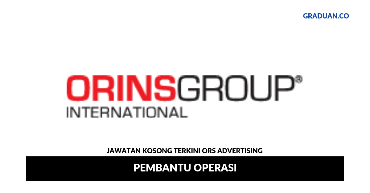 Permohonan Jawatan Kosong Terkini ORS Advertising