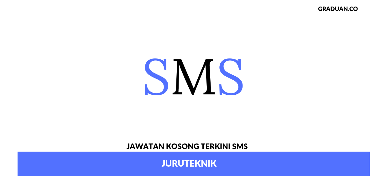Permohonan Jawatan Kosong Terkini SMS