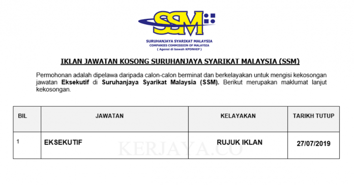Suruhanjaya Syarikat Malaysia (SSM) Suruhanjaya Syarikat Malaysia (SSM)