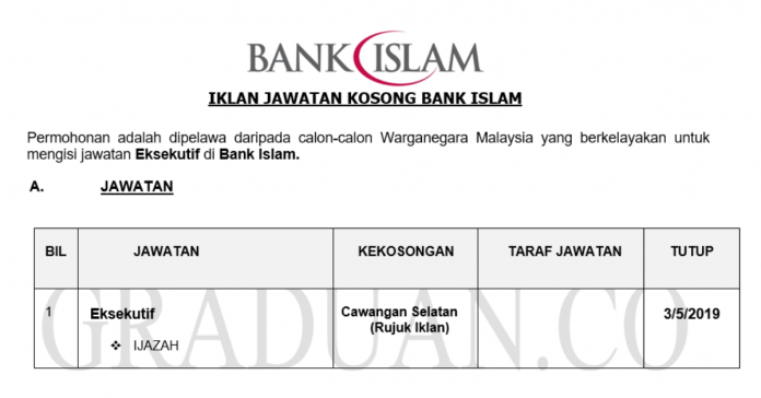_Permohonan Jawatan Kosong Terkini Bank Islam _Permohonan Jawatan Kosong Terkini Bank Islam