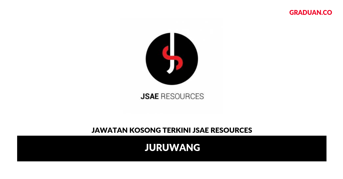 Permohonan Jawatan Kosong Terkini JSAE Resources