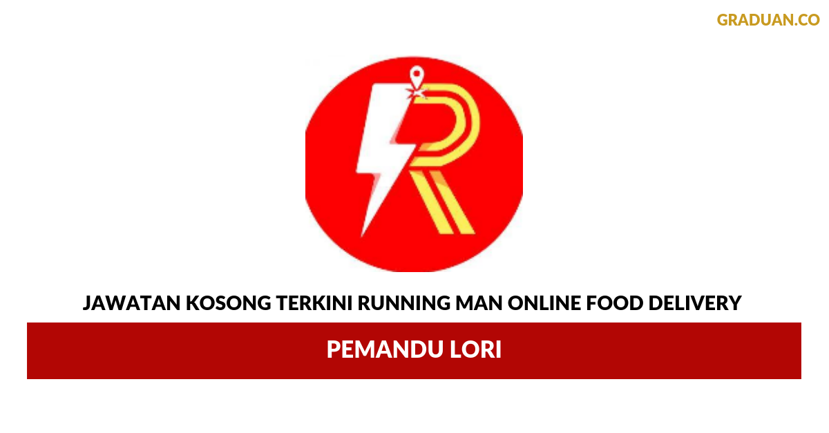 Permohonan Jawatan Kosong Terkini Running Man Online Food Delivery