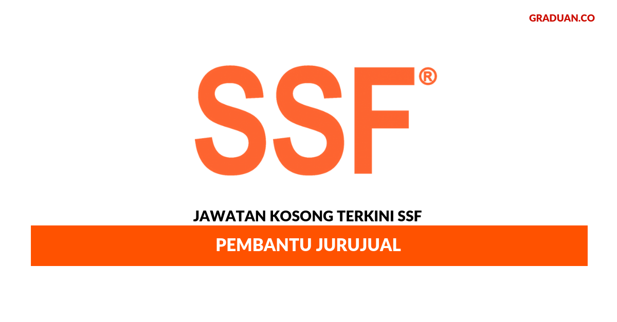 Permohonan Jawatan Kosong Terkini SSF