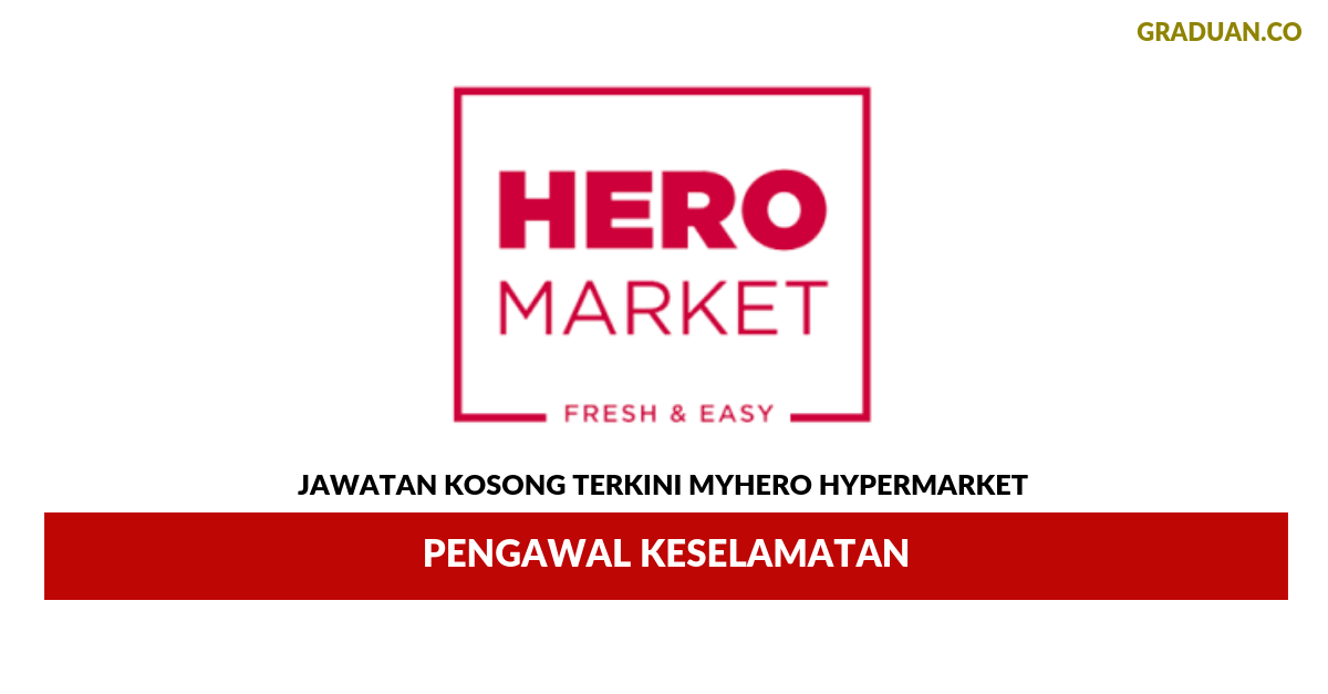 Permohonan Jawatan Kosong Terkini Myhero Hypermarket
