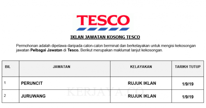 TESCO TESCO