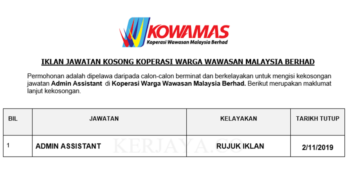 Koperasi Wawasan Malaysia Berhad (KOWAMAS)