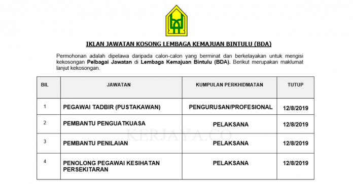 Lembaga Kemajuan Bintulu (BDA) Lembaga Kemajuan Bintulu (BDA)