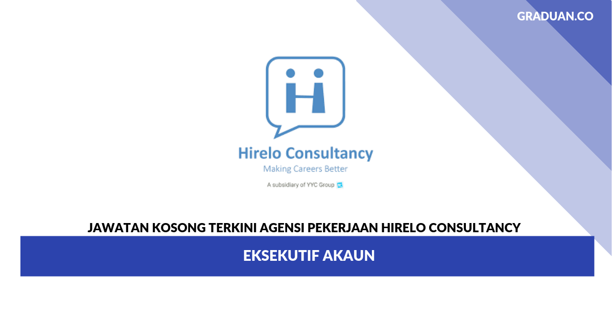 Permohonan Jawatan Kosong Agensi Pekerjaan Hirelo Consultancy