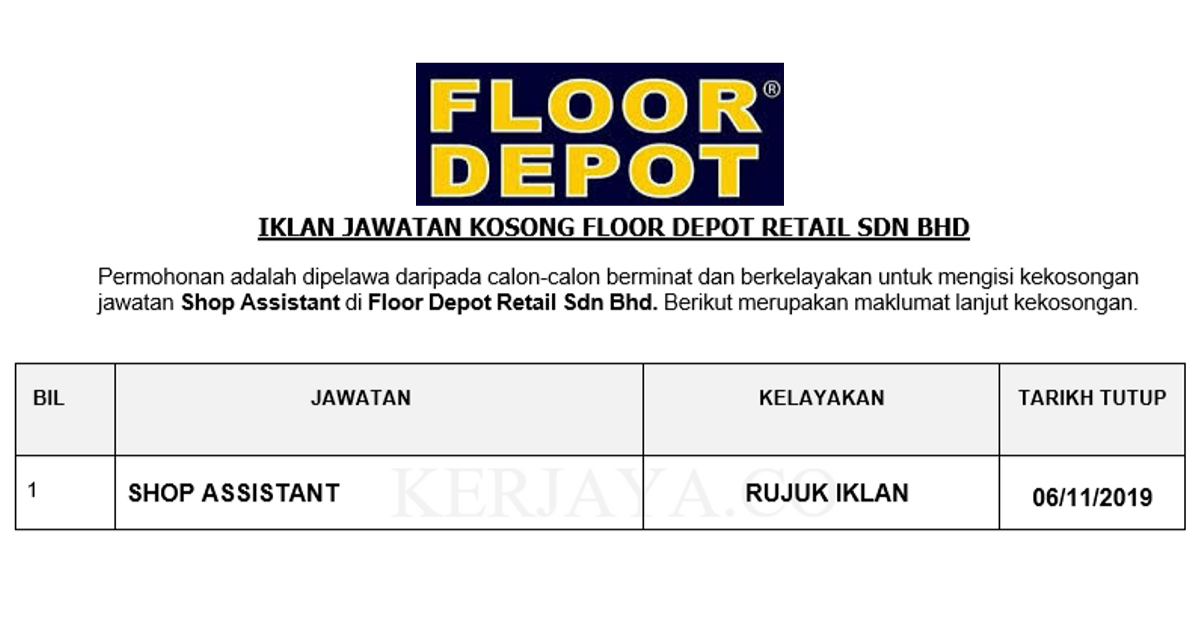 Floor Depot Retail Sdn Bhd