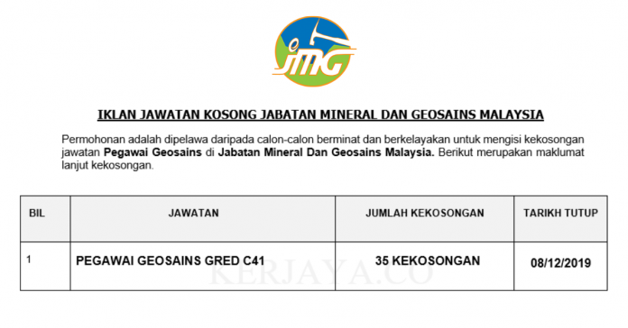 Jabatan Mineral Dan Geosains Malaysia