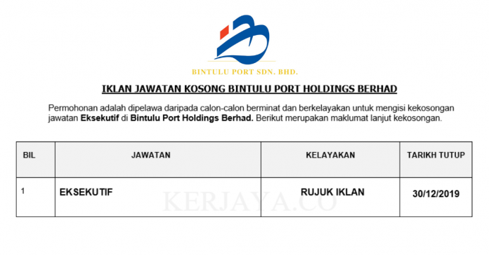 Bintulu Port Holdings Berhad