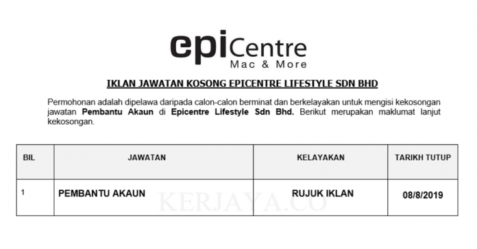Epicentre Lifestyle Sdn Bhd Epicentre Lifestyle Sdn Bhd