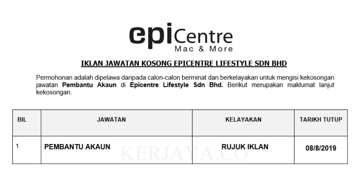 Epicentre Lifestyle Sdn Bhd