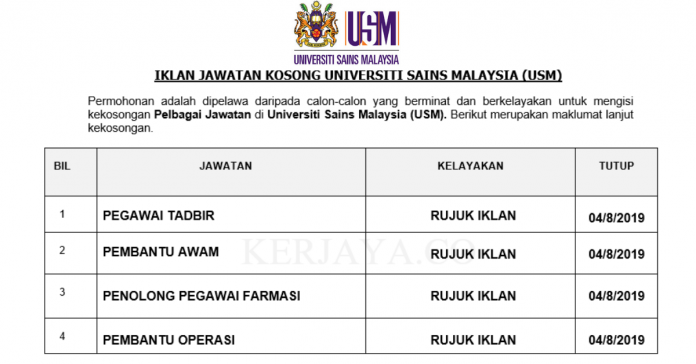 Universiti Sains Malaysia (USM) Universiti Sains Malaysia (USM)
