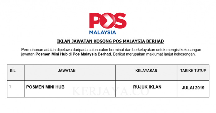Pos Malaysia Berhad Pos Malaysia Berhad
