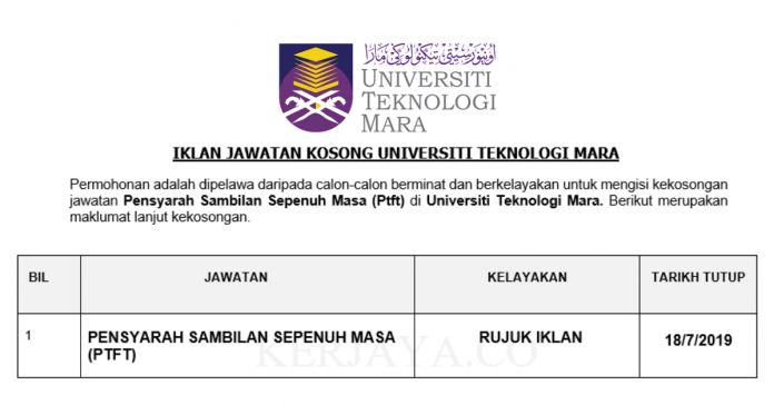 Universiti Teknologi Mara Universiti Teknologi Mara