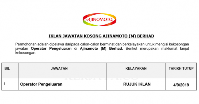 Ajinamoto (M) Berhad Ajinamoto (M) Berhad