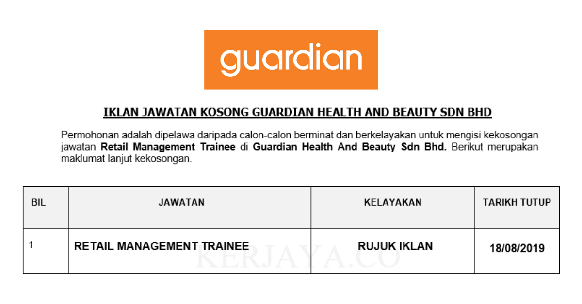 Guardian Health And Beauty Sdn Bhd