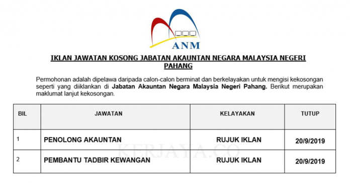Jabatan Akauntan Negara Malaysia Negeri Pahang Jabatan Akauntan Negara Malaysia Negeri Pahang