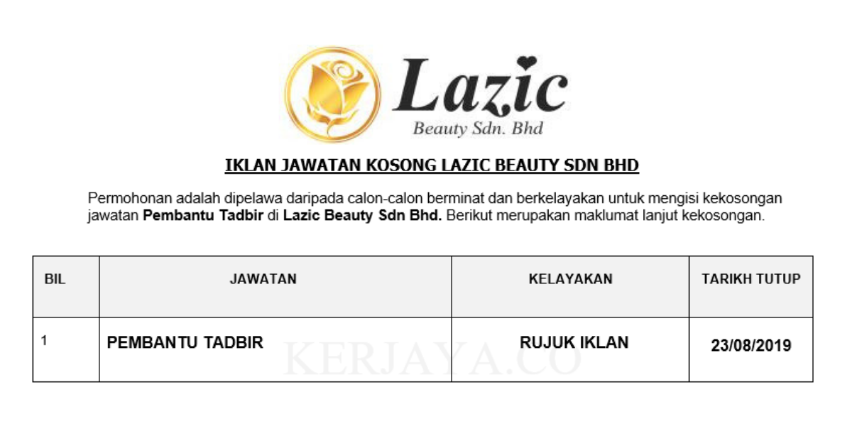 _Lazic Beauty Sdn Bhd