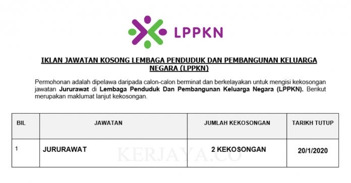 Lembaga Penduduk Dan Pembangunan Keluarga Negara (LPPKN)