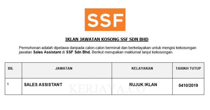 SSF Sdn Bhd