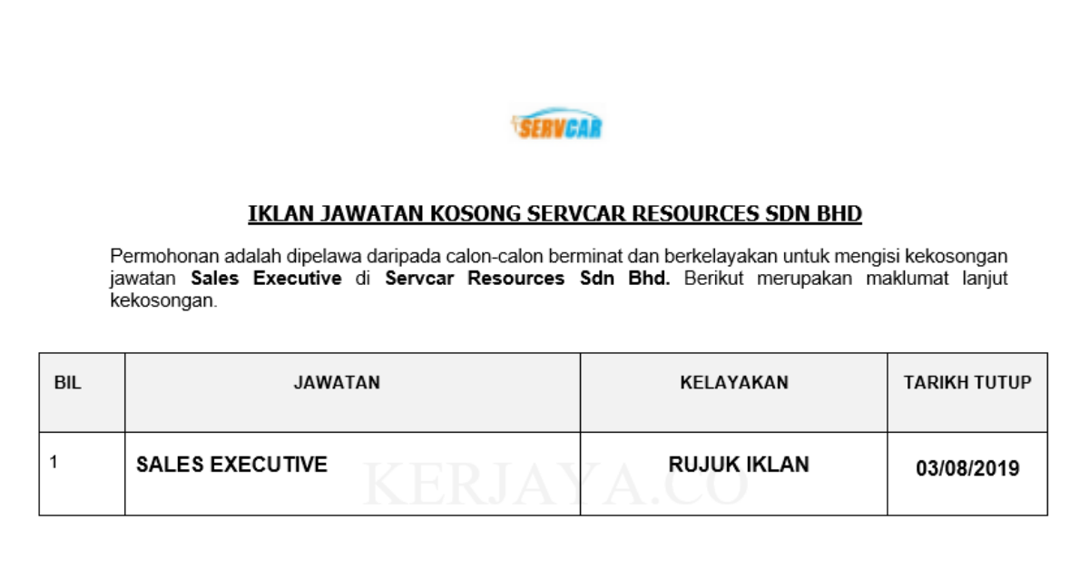 Servcar Resources Sdn Bhd
