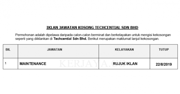 Techcential Sdn Bhd Techcential Sdn Bhd