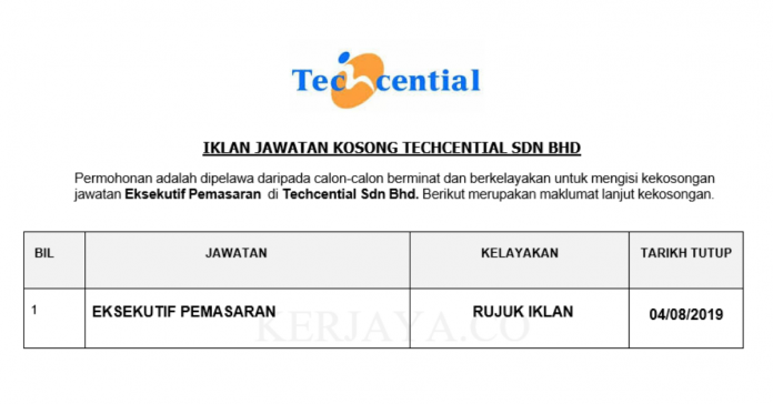 Techcential Sdn Bhd Techcential Sdn Bhd