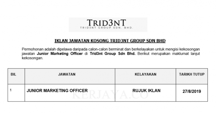 Trid3nt Group Sdn Bhd Trid3nt Group Sdn Bhd