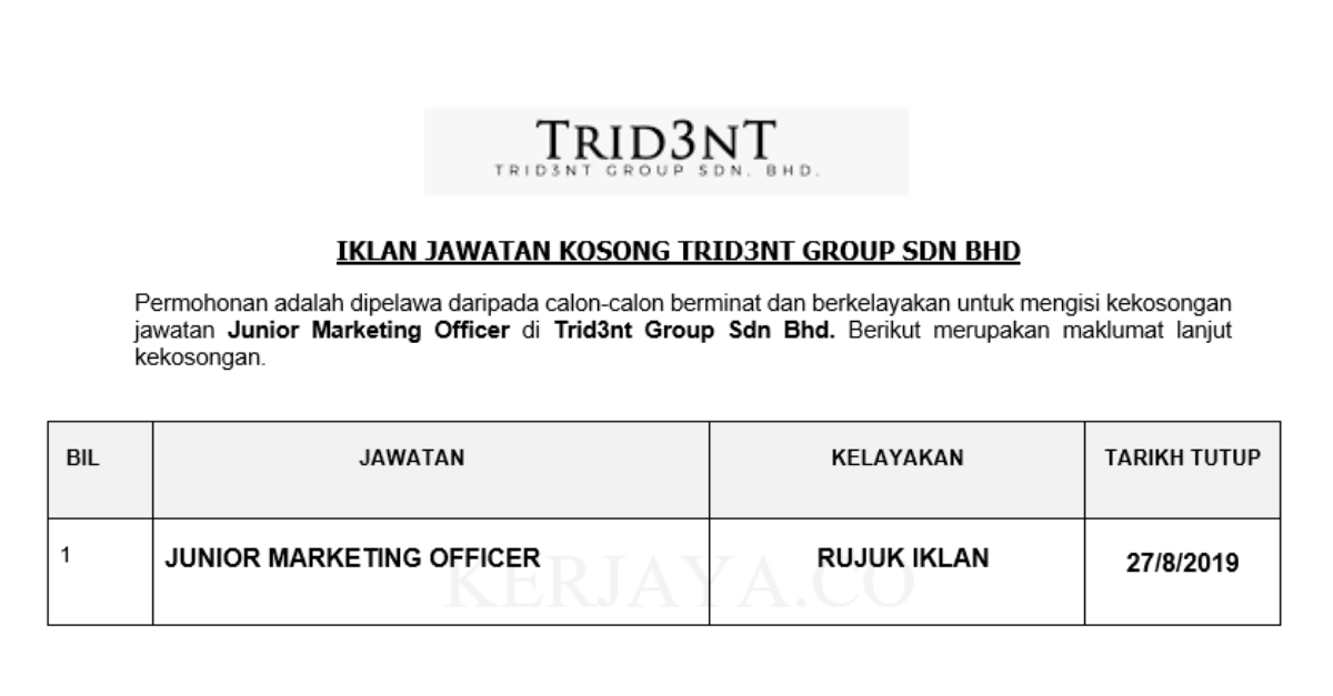 Trid3nt Group Sdn Bhd