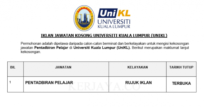 Universiti Kuala Lumpur (UniKL) Universiti Kuala Lumpur (UniKL)