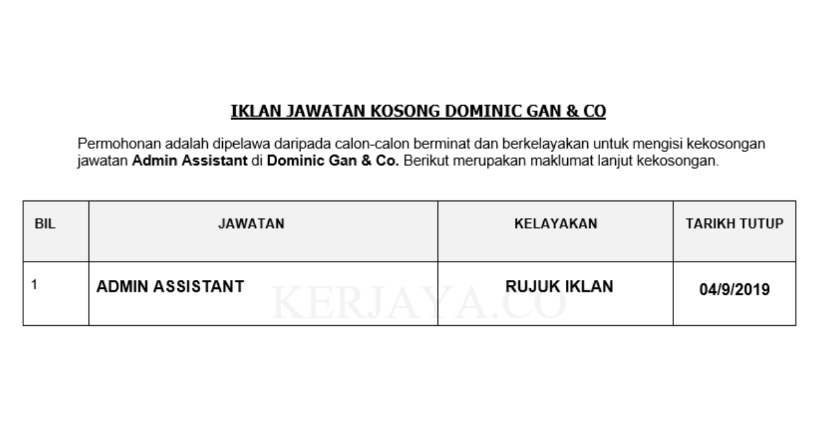 Dominic Gan & Co