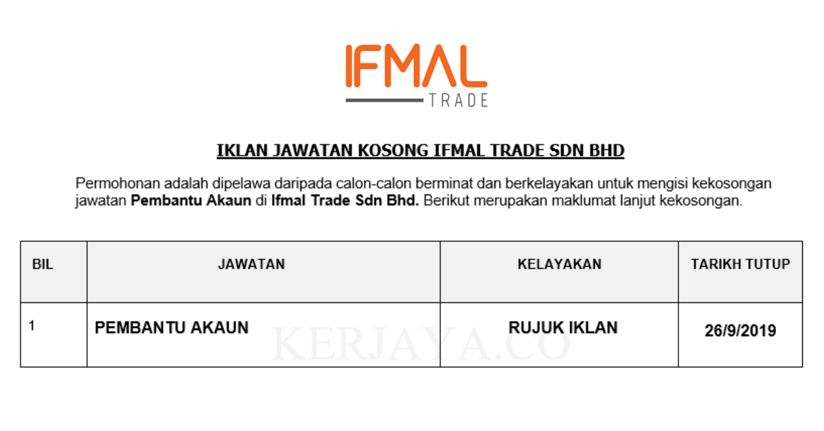 Ifmal Trade Sdn Bhd