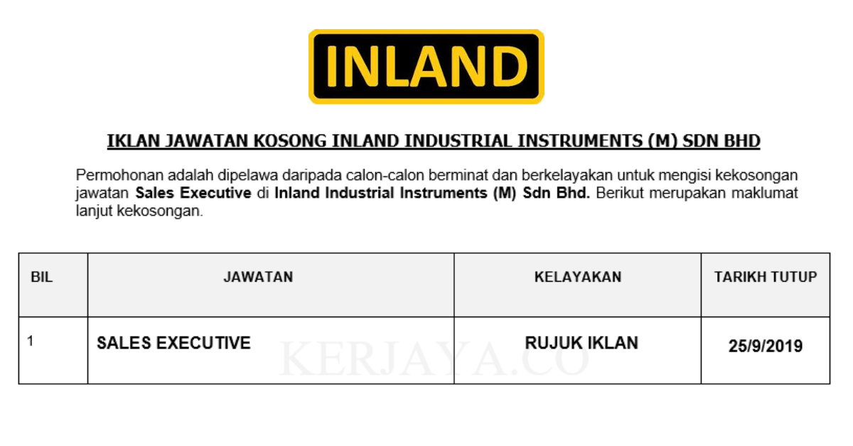 Inland Industrial Instruments (M) Sdn Bhd